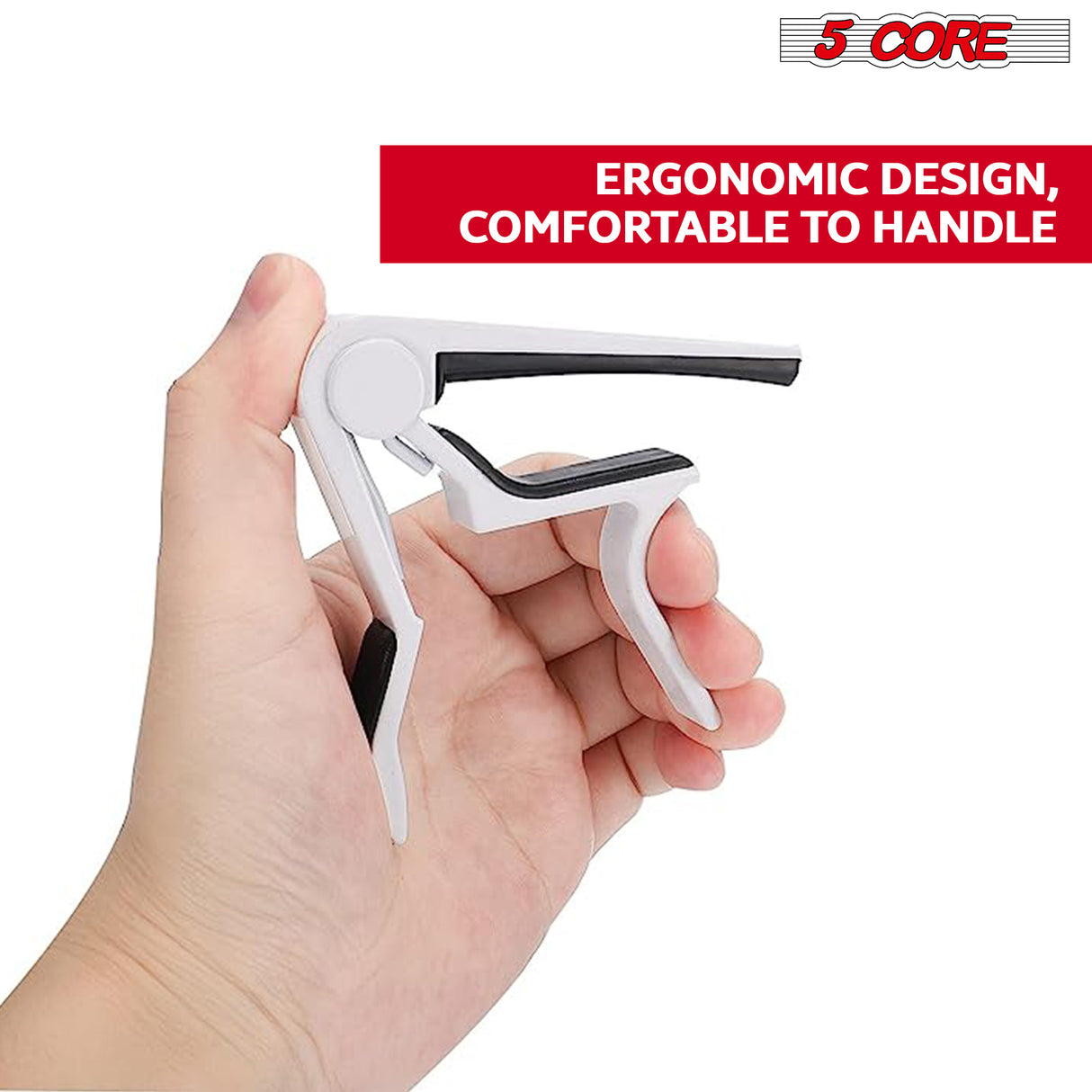 5Core Capo Acoustic Electric Guitar 6 String Kapo Clip For Banjo Mandolin Ukulele