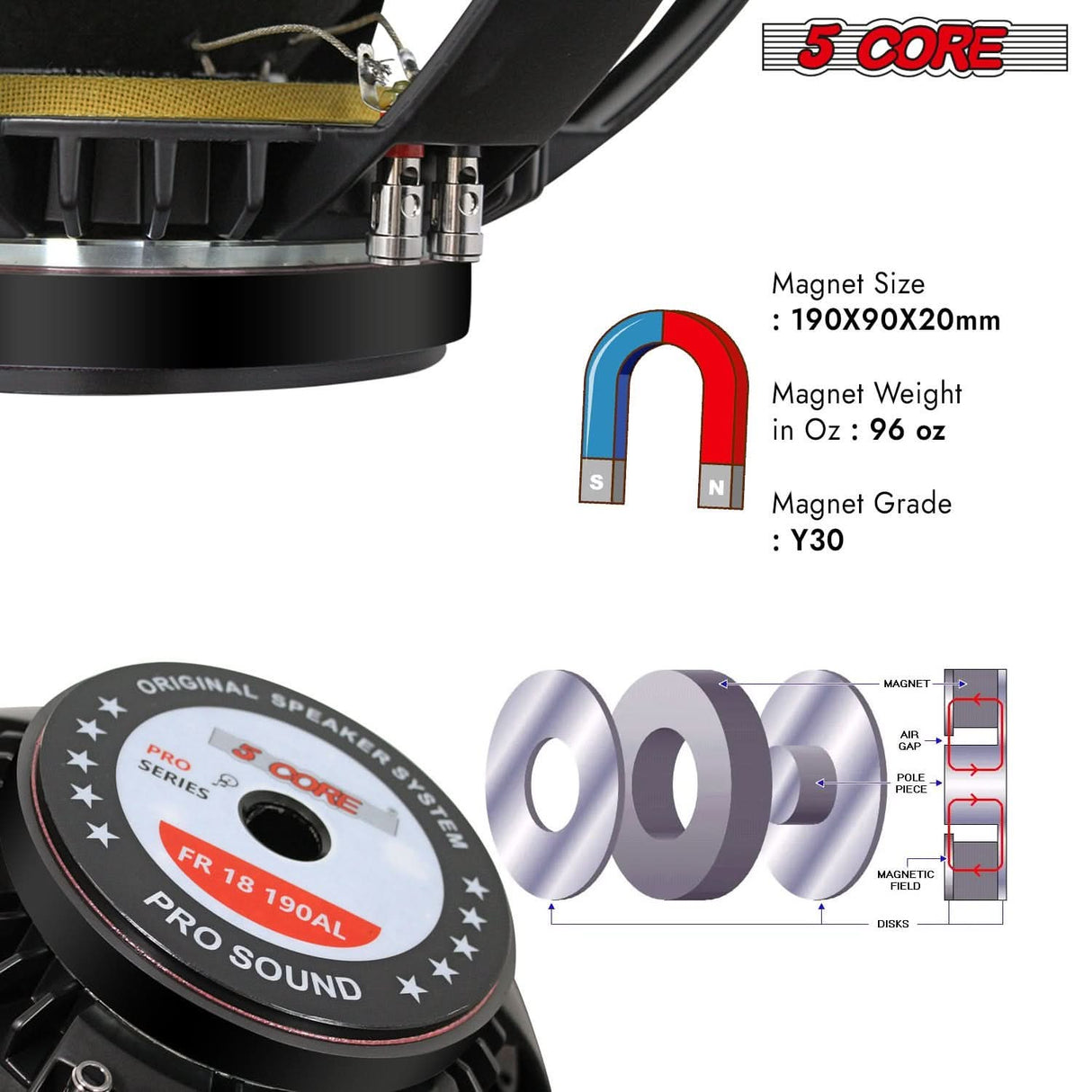 Heavy-duty subwoofer driver for enhanced low frequency sound