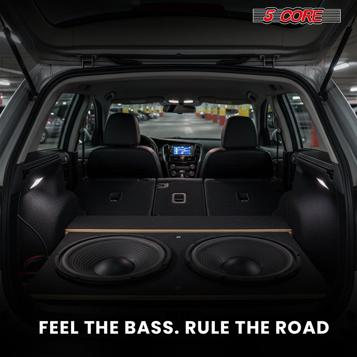 5 Core 12" Subwoofer 120W Car Audio Sub Woofer 8 Ohm Deep Bass Replacement Component Loud Speaker