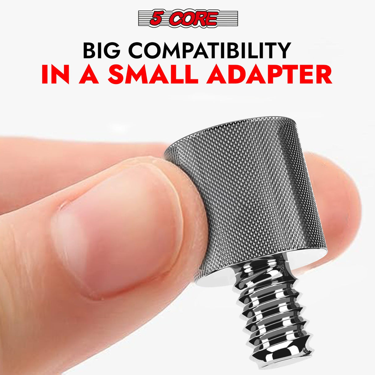 5 Core Mic Stand Adapter 12 Pieces 5/8 Female to 1/4 Inch Male Screw Thread Conversion Connector