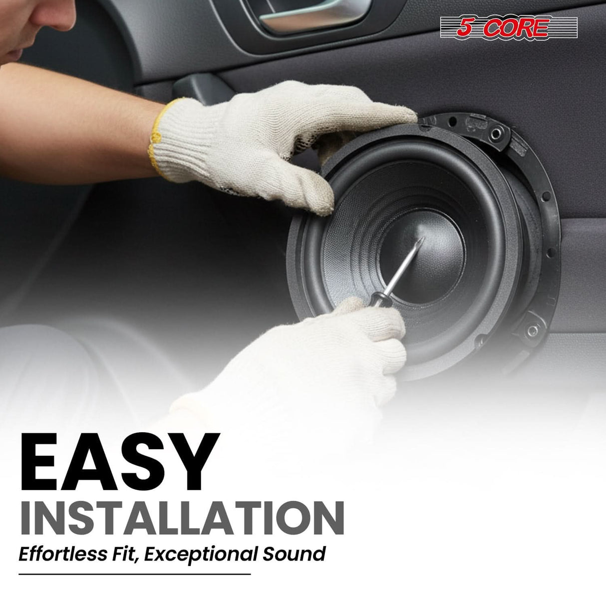 5 Core Car Subwoofer 8" 1000W Pro Audio Deep Bass Component Sub Woofer 4Ohm Replacement Loud Speaker