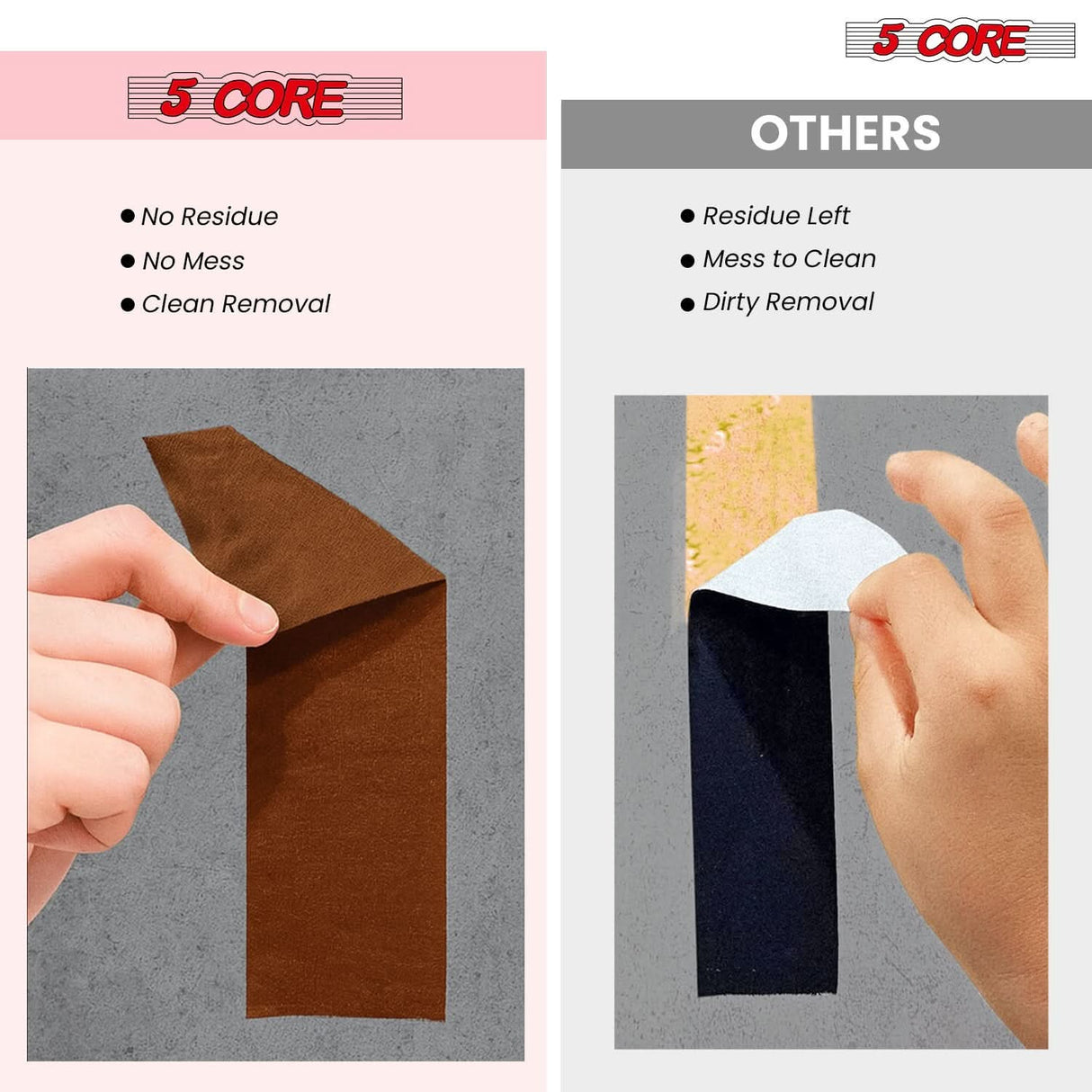 5 Core Gaffers Tape 2 Inch 30 Yards Professional Brown Pro Gaff Tape Non Reflective Water Resistant