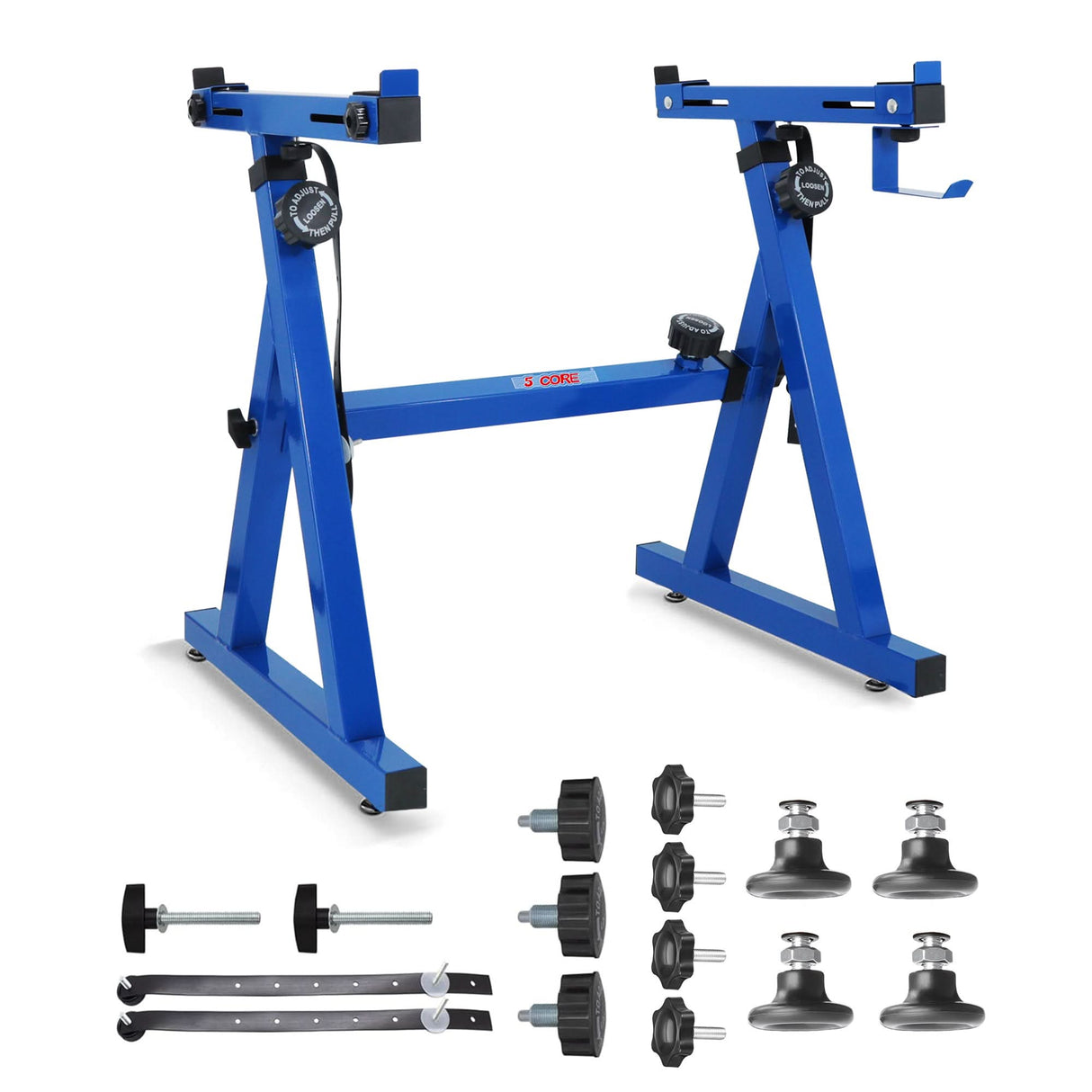 5Core blue Z style keyboard stand heavy duty and height adjustable