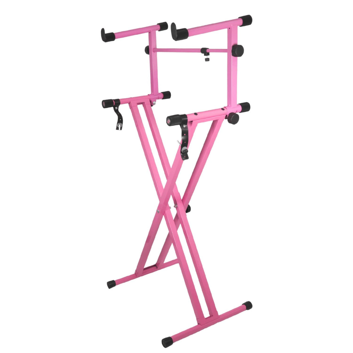 5 Core 2 Tier Keyboard Stand Combo Heavy Duty Adjustable Piano Stand with Extension Arm