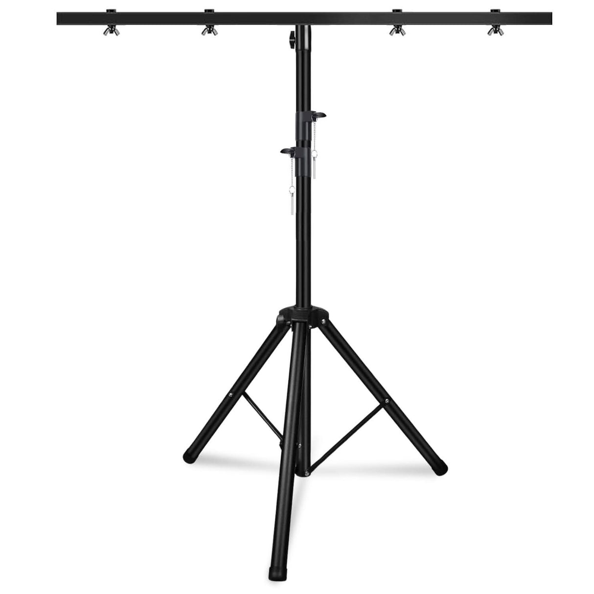 5 Core DJ Light Stand Height Adjustable 39-100" Heavy Duty Tripod Stage Lights Stands w Light T Bar
