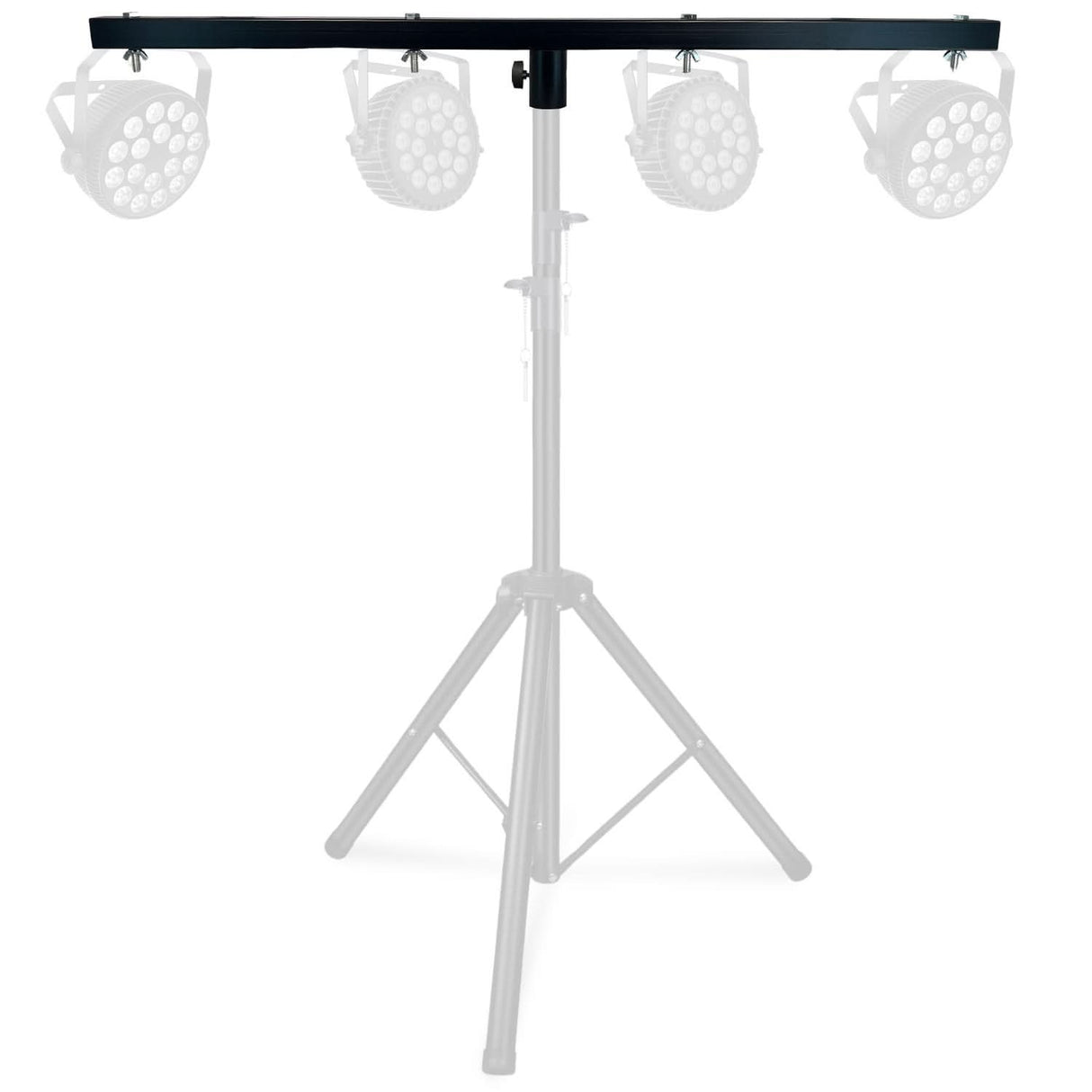 DJ lighting T bar extension for 4 party lights with 39 inch length