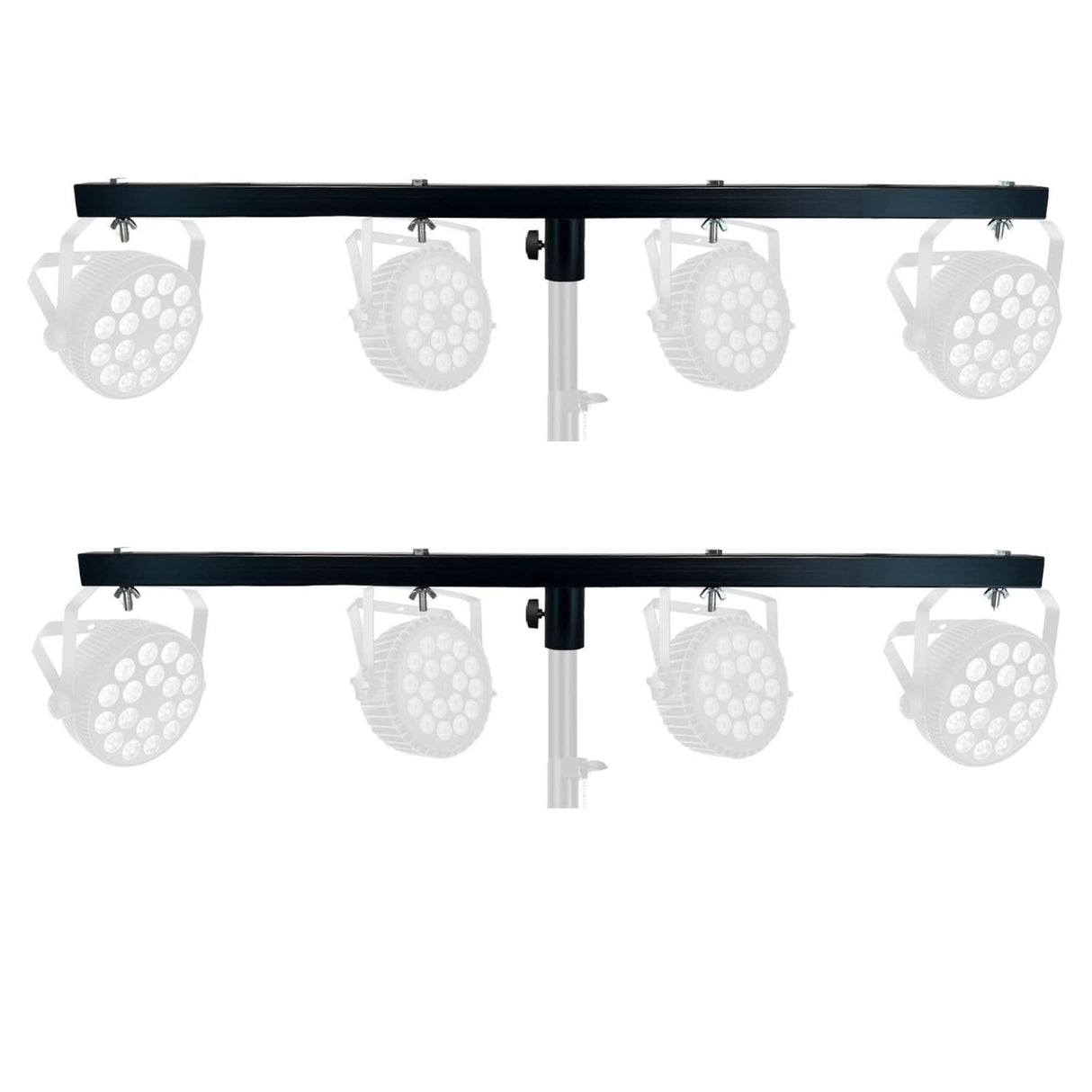 DJ lighting T bar extension with 39 inch length and 66 lbs weight capacity