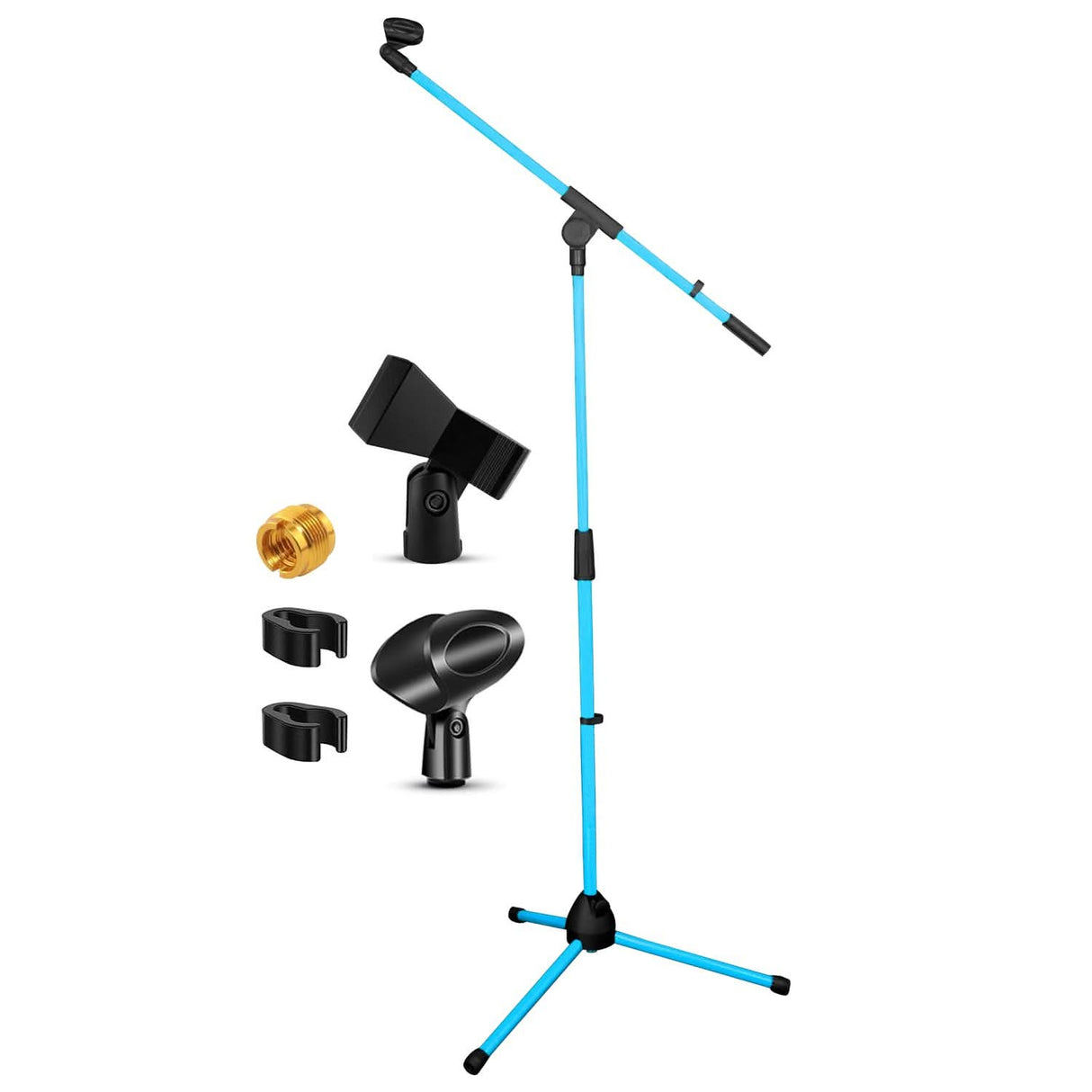5Core floor microphone stand with boom arm for stage and home use