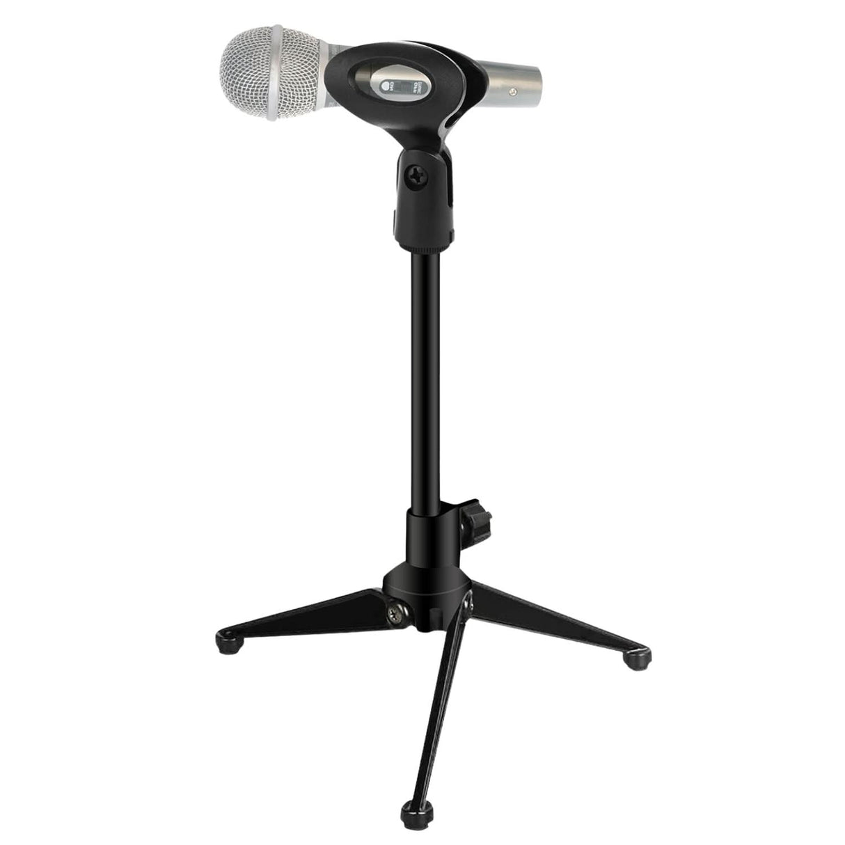 5 Core desktop mic stand sturdy metal tripod top view