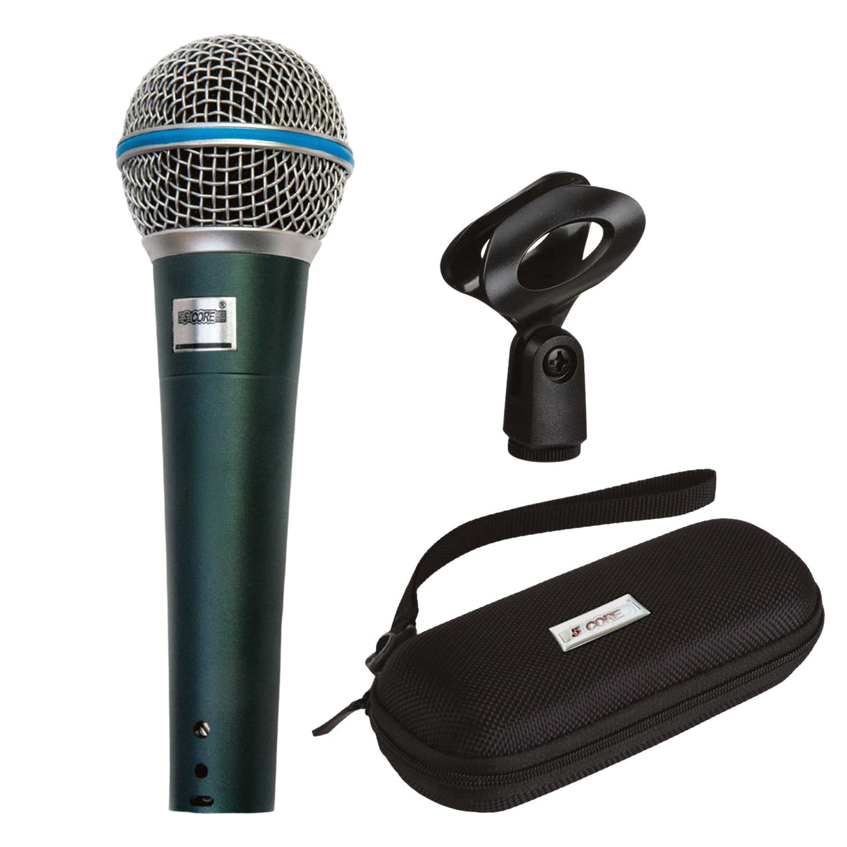 5 Core Microphone Professional Dynamic Mic Karaoke Singing XLR Wired Micrófono