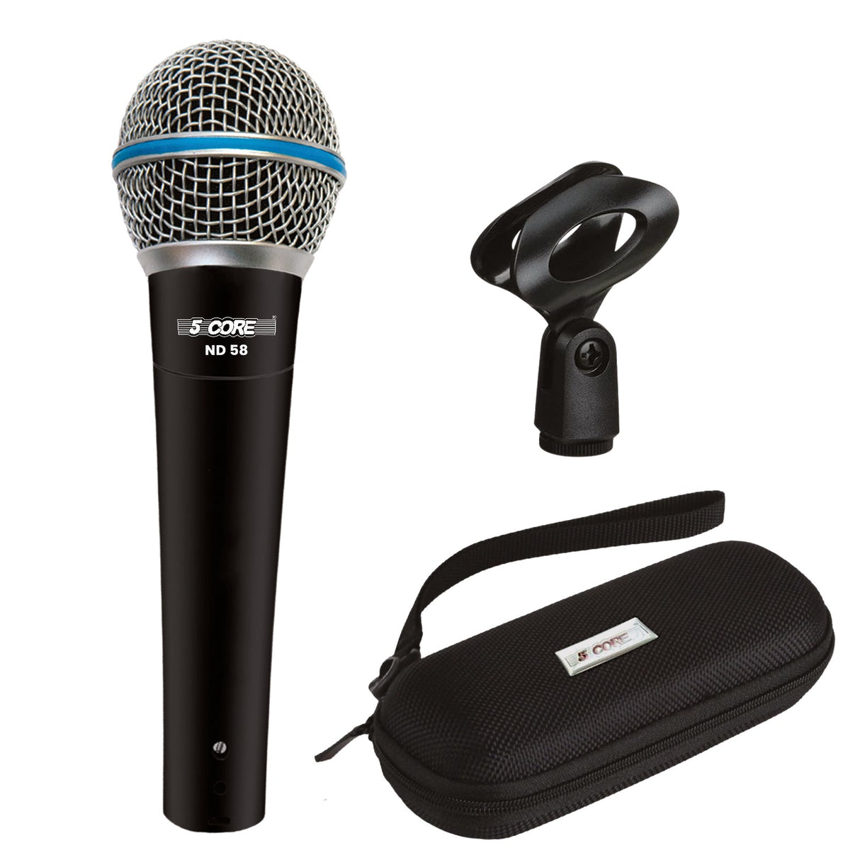 5 Core Microphone Professional Dynamic Mic Karaoke Singing XLR Wired Micrófono