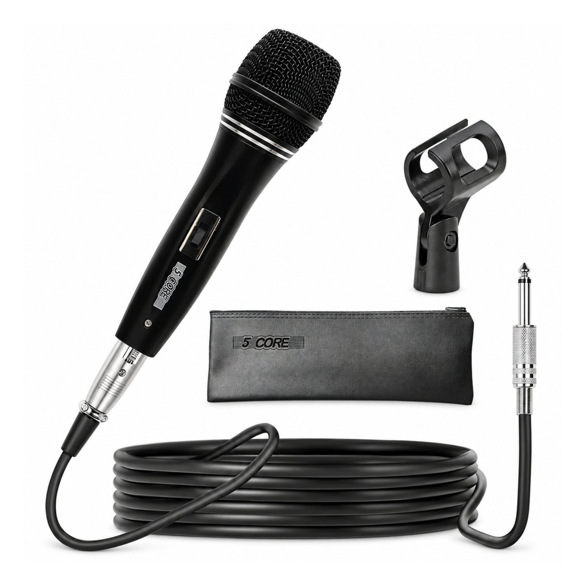 5 Core Dynamic Microphone Vocal Mic w Neodymium Magnet.