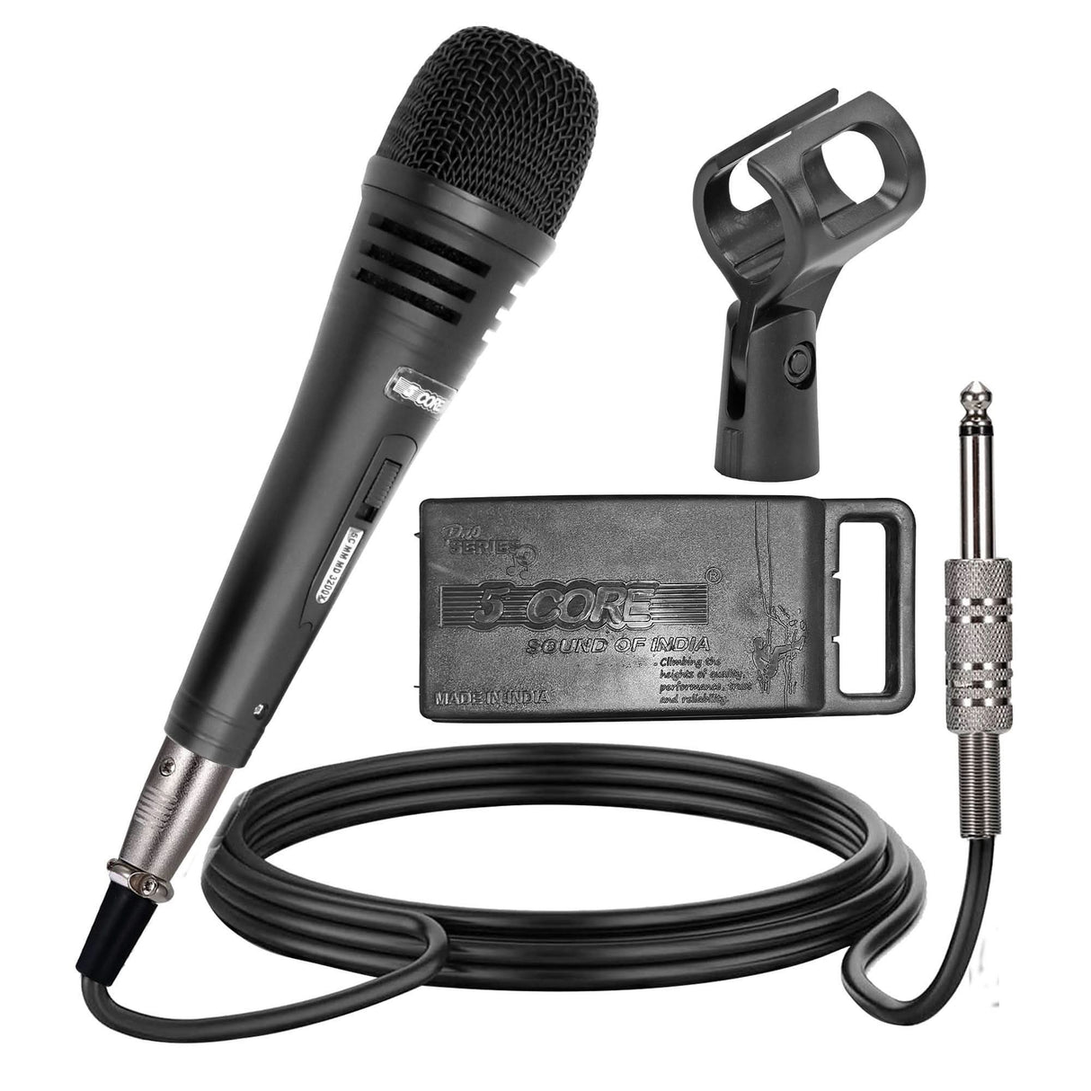 5Core XLR dynamic microphone ideal for karaoke and studio use