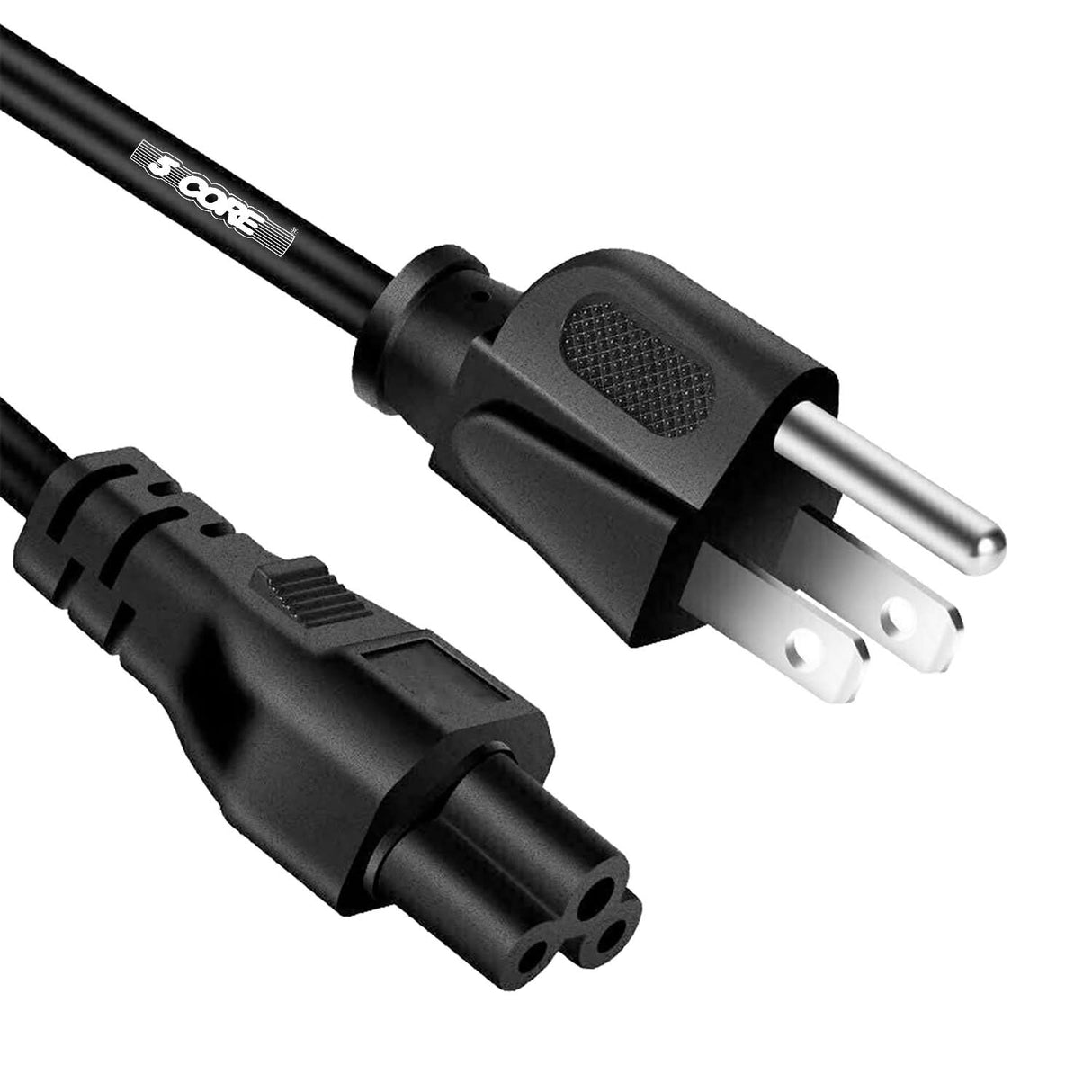 5Core 10Ft AC Power Cord Male Plug Detail High-Quality View