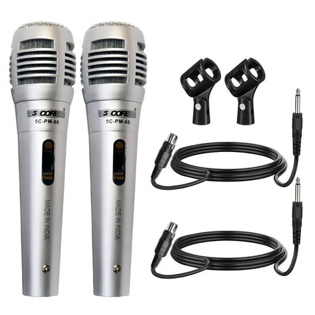 5Core XLR microphone dynamic mic karaoke singing studio mics handheld microfono
