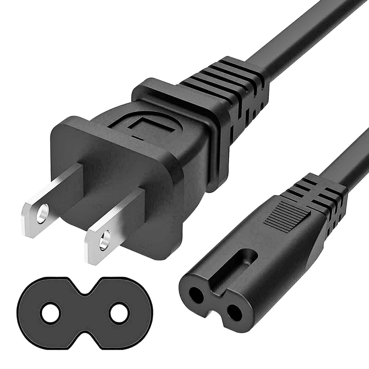 5Core US Male to Female Extension Cord cable length view