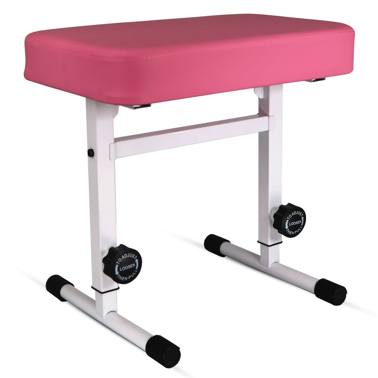 5 Core piano stool cushioned 3 inch padding close up view