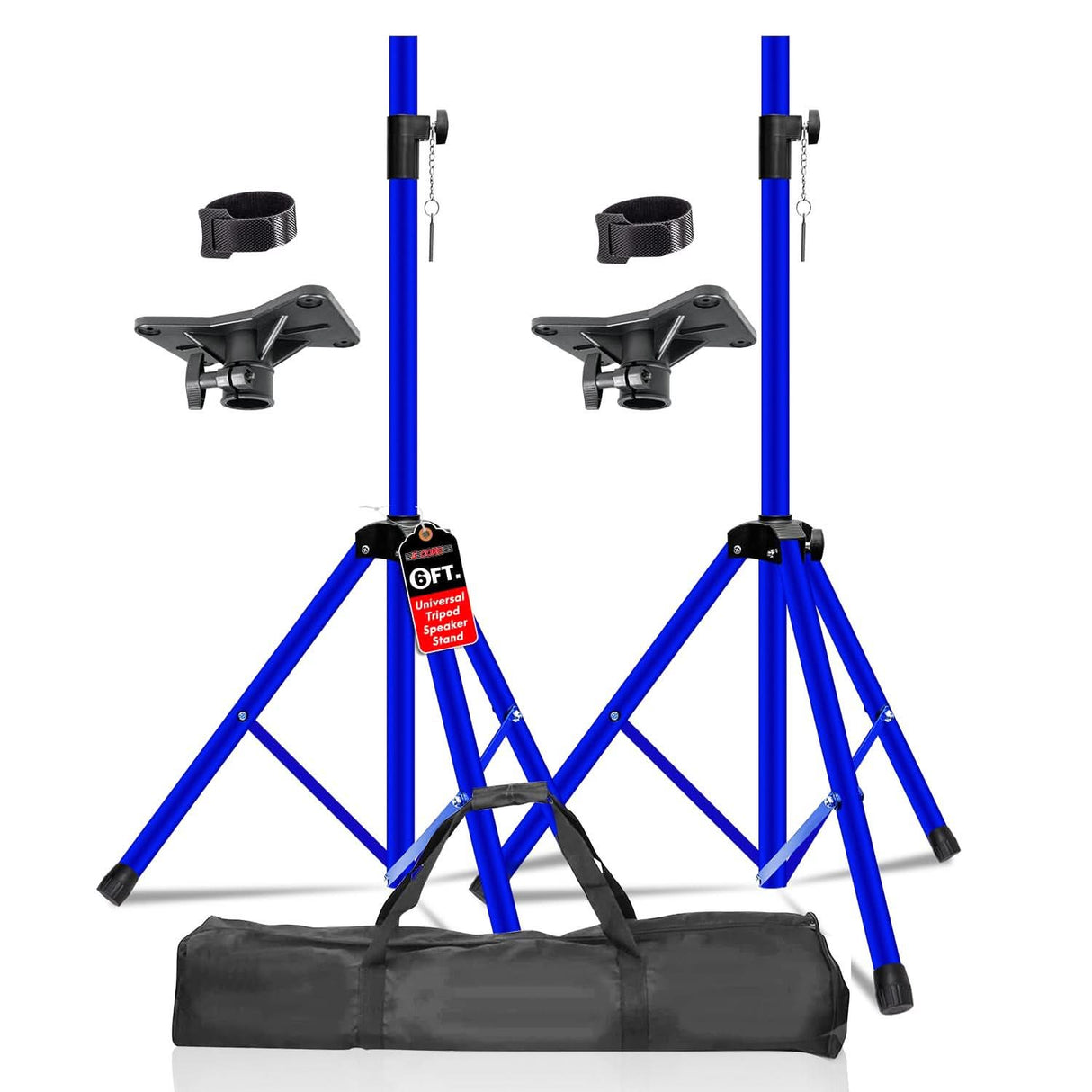 Adjustable 5Core tripod speaker stand with 72-inch height