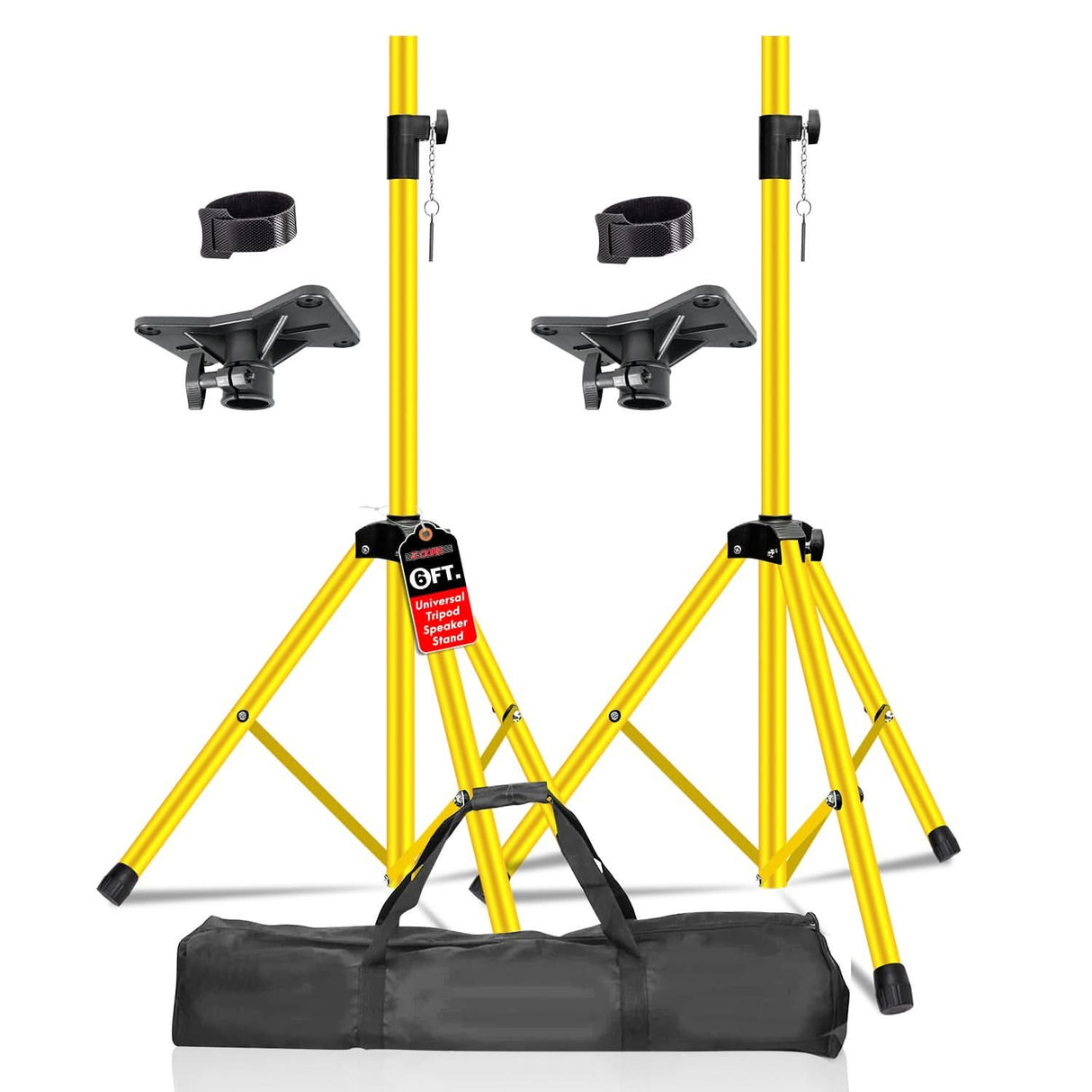 Adjustable 5Core tripod speaker stand with 72-inch height