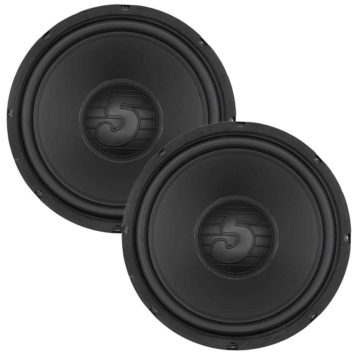 5 Core 15 Inch Car Woofer Audio Pair 1000W Combined 4Ohm Deep Bass Replacement Subwoofer Speaker
