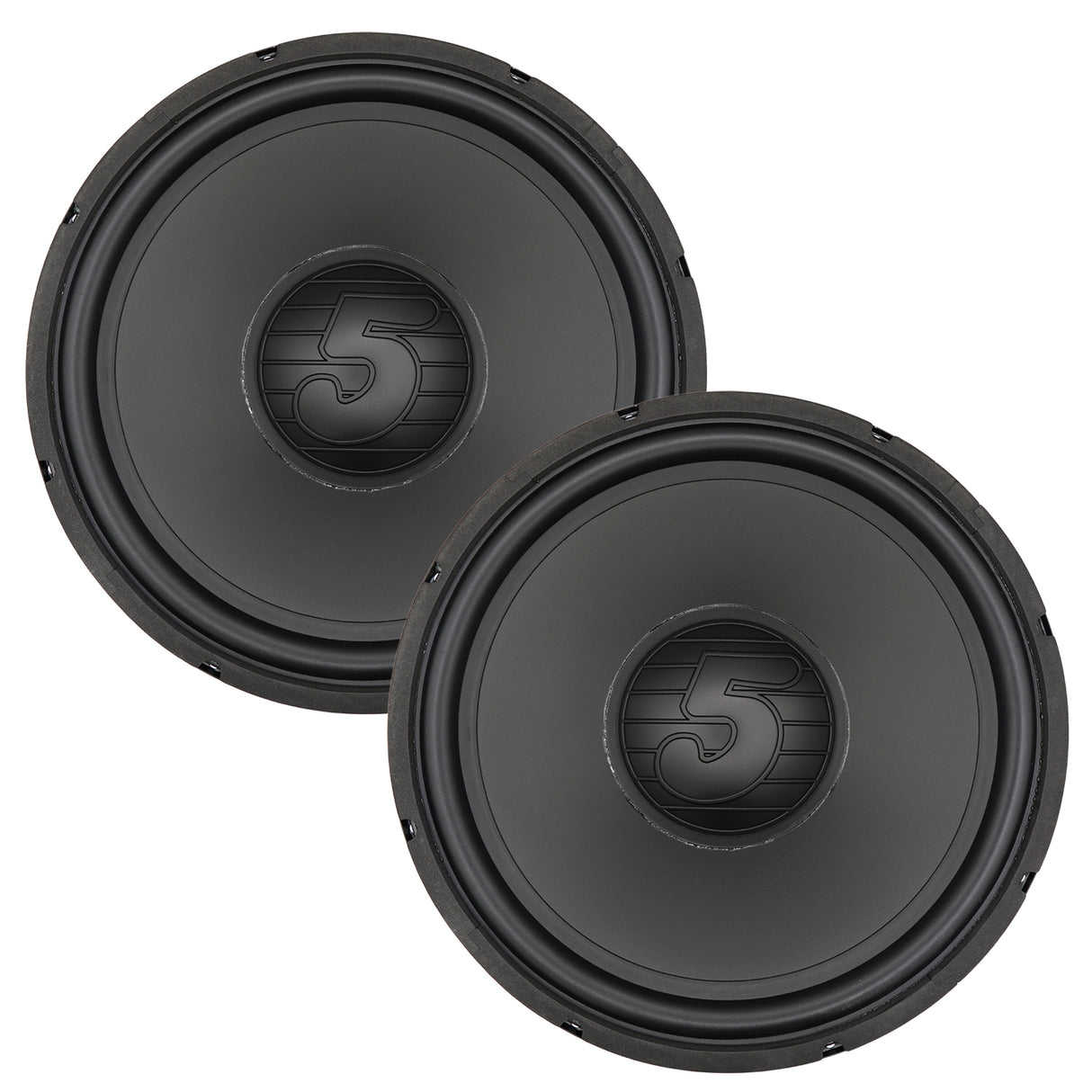 5 Core 15 Inch Car Woofer Audio Pair 1000W Combined 4Ohm Deep Bass Replacement Subwoofer Speaker