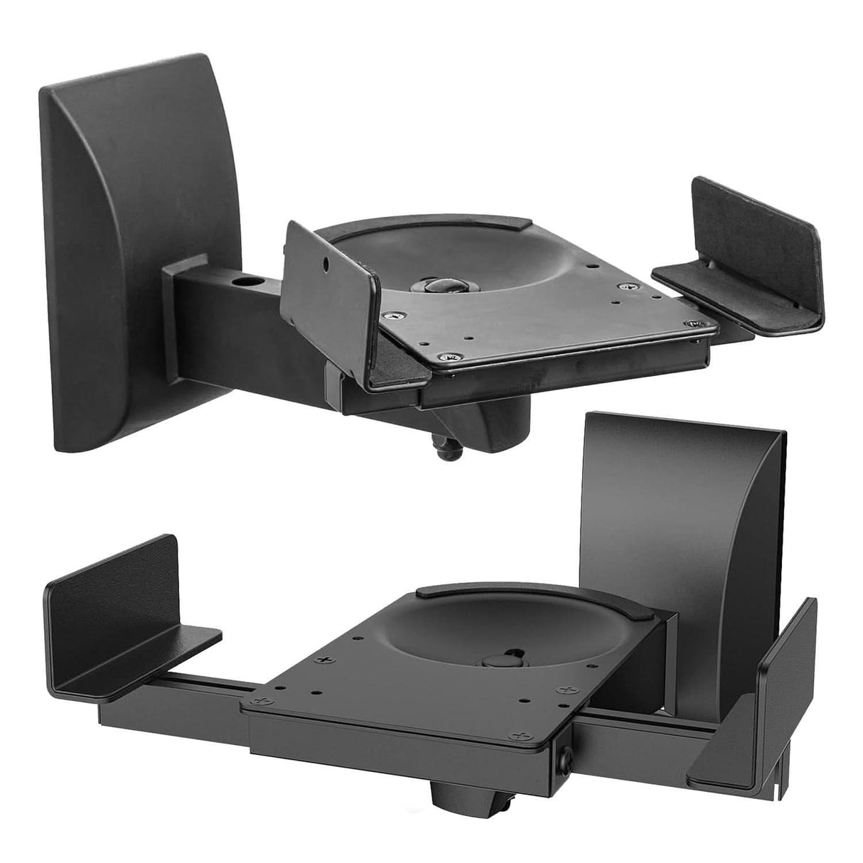 5Core speaker wall mount, adjustable swivel, 11-inch, space bookshelf brackets, pair