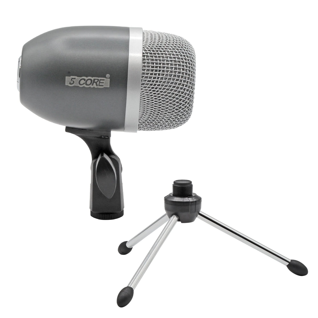 5Core grey cardioid dynamic microphone for snare and tom drums