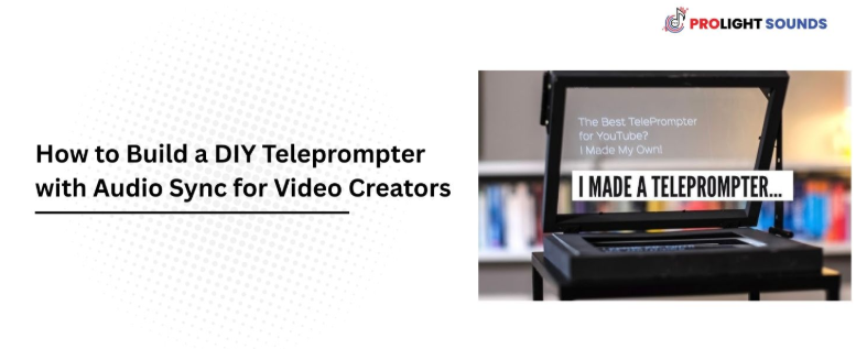 Sound Prompter How to Build a DIY Teleprompter with Audio Sync for Video Creators ...