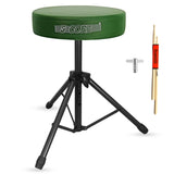 5 Core Drum Throne 3" Thick Padded Memory Foam Comfortable Drummer Stool 330Lb Capacity Adjustable