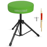 5 Core Drum Throne 3" Thick Padded Memory Foam Comfortable Drummer Stool 330Lb Capacity Adjustable
