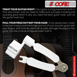 5Core Guitar String Winder Cutter Bridge Pin Remover 3In1 Acoustic Electric Guitars Tool