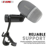 5Core Conga Mic Snare Tom Microphone Drum Kit Condenser XLR Instrument Mics GRAY