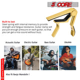 5Core Capo Acoustic Electric Guitar 6 String Kapo Clip For Banjo Mandolin Ukulele