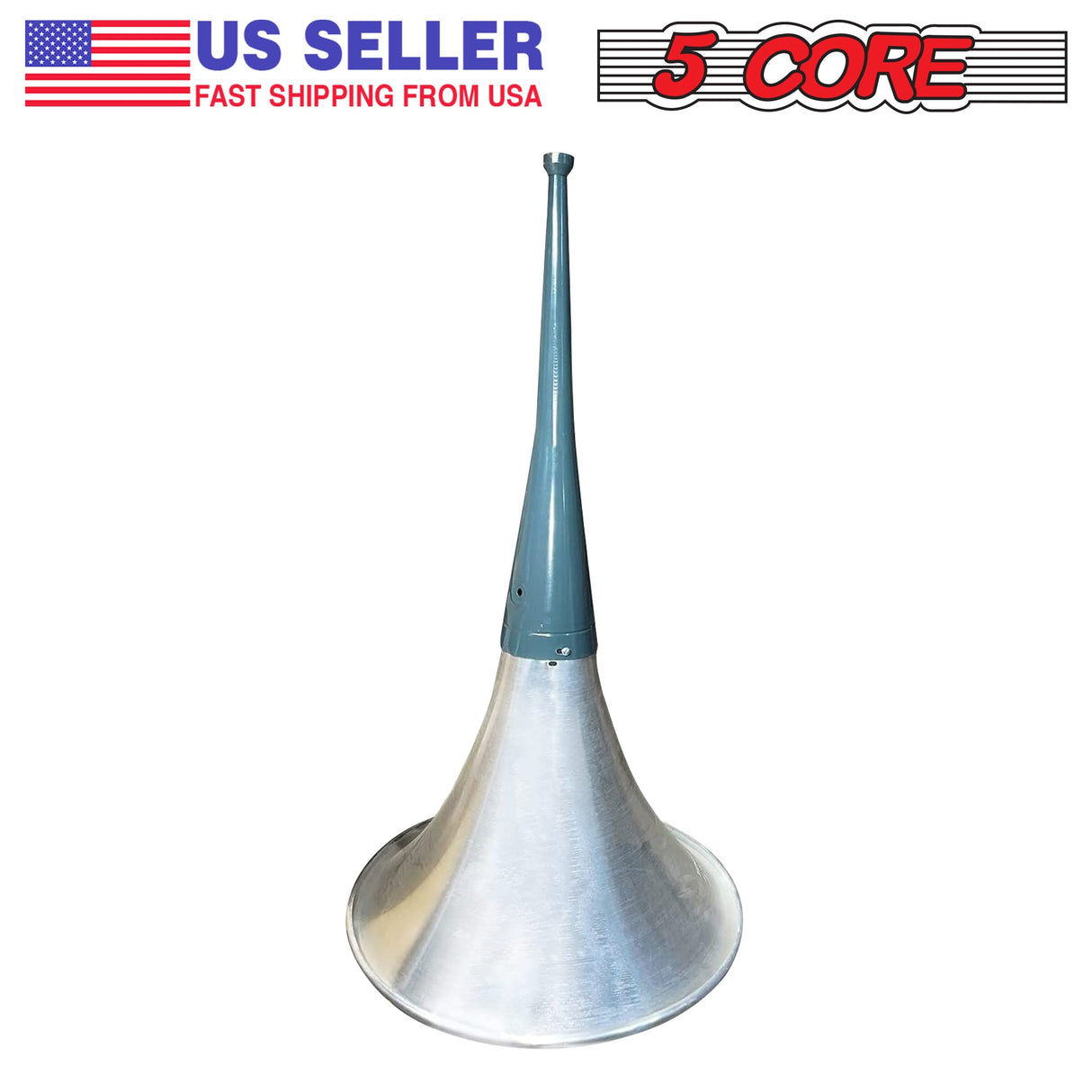 5 Core PA Speaker Trumpet Reflex Horn Throat 22" Aluminum Body Support Most Compression Driver