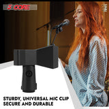 5 Core Microphone Clip Holder 2 Pieces with Screw Adapters 5/8 to 3/8 Inch