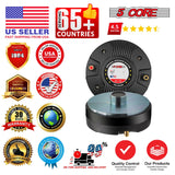 5 Core Compression Driver 2Pc 1″ PA Horn Tweeter Pro Audio 2000W 2″ Voice Coil 33 OZ Magnet 8Ohm