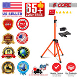 5 Core Speaker Stand Height Adjustable PA DJ Tripod Studio Monitor Stands w 35mm Compatible Insert