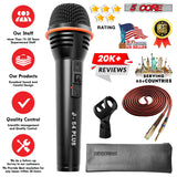 5Core XLR Microphone Dynamic Mic Karaoke Singing Studio Mics Handheld Microfono