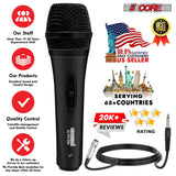 5Core XLR Microphone Dynamic Mic Karaoke Singing Studio Mics Handheld Microfono