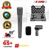 5Core Instrument Microphone Professional XLR Cardioid Pencil Stick Condenser Mic Grey
