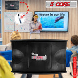 Wireless lavalier microphone paired with portable 200W voice amplifier