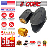 5 Core Microphone Clip Holder 2 Pieces with Screw Adapters 5/8 to 3/8 Inch