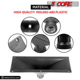 5 CORE 15x5 Rectangle 4Pcs Plastic Screw-On Horn for Assorted Speaker Cabinets 34mm Throat HISE 15X5 1PC
