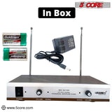 5Core Wireless Microphones w 2 Headset Portable Mini Microfono Inalambricos + Receiver 165ft Range
