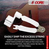 5Core Guitar String Winder Cutter Bridge Pin Remover 3In1 Acoustic Electric Guitars Tool