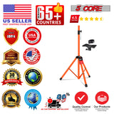 5 Core Speaker Stand Adjustable Tripod PA Speakers Holder 35mm Pole Mount