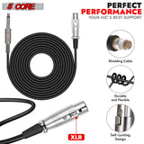 5Core XLR Microphone Dynamic Mic Karaoke Singing Studio Microfono Handheld Mics