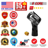 5 Core Microphone Clip Holder 2 Pieces with Screw Adapters 5/8 to 3/8 Inch