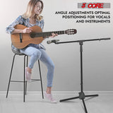 5Core Tripod Mic Stand Adjustable Holder Floor Microphone Boom Arm