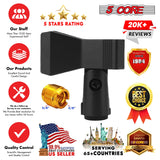 5 Core Microphone Clip Holder 2 Pieces with Screw Adapters 5/8 to 3/8 Inch